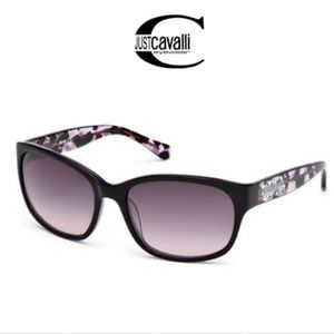 Just Cavalli Rectangle Women's Sunglasses - JC496S-81B